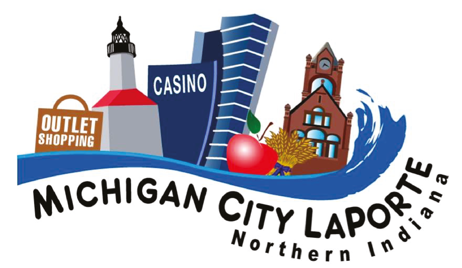 Michigan City Laporte Logo Vector Logo